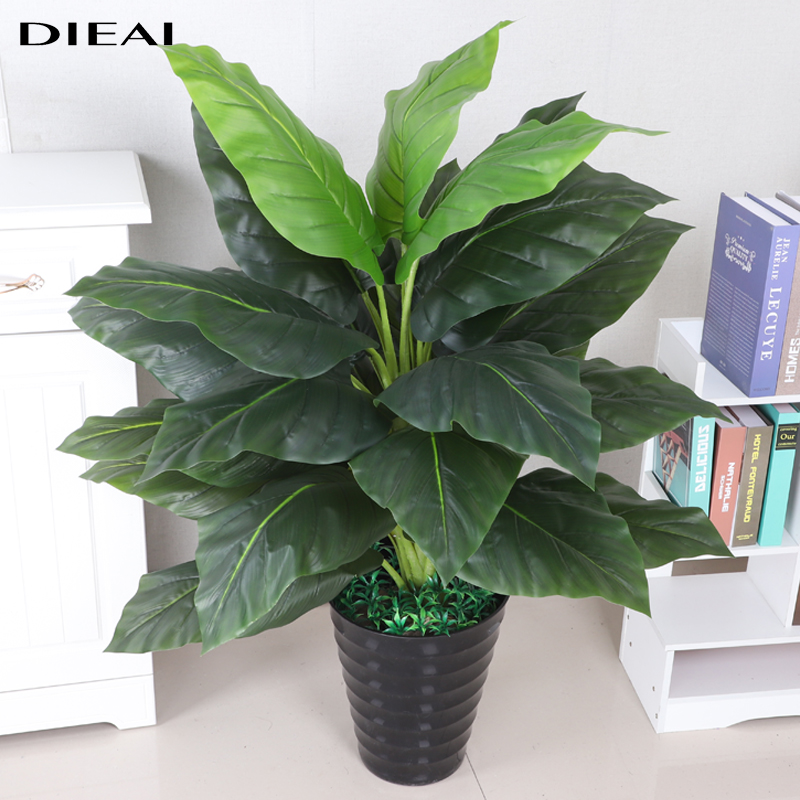 Fake green plant Evergreen simulation plant Living room indoor floor-to-ceiling flower potted landscape Plastic decorative tree ornaments fake flower