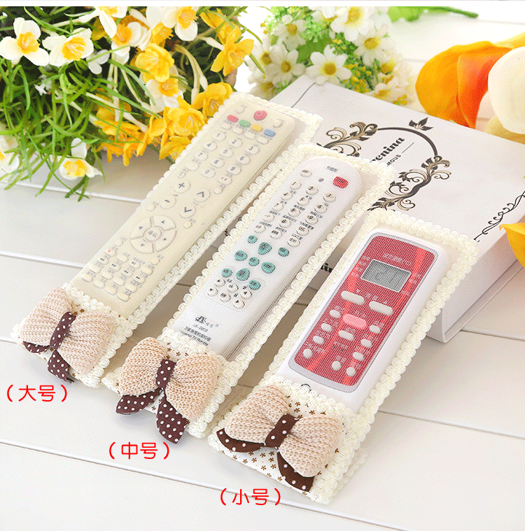 Vải nơ TV điều khiển từ xa bao gồm điều hòa không khí điều khiển từ xa thiết lập bụi che trong suốt dễ thương điều khiển từ xa thiết lập - Bảo vệ bụi bạt che máy giặt
