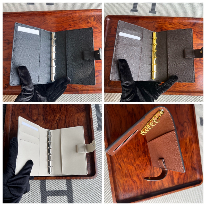 High-End Genuine Leather A7 Planner Loose-Leaf Notebook Famous Brand Diary Journal Record Book Portable High-End Genuine Leather A7 Planner Loose-Leaf Notebook Famous Brand Diary Journal Record Book Portable