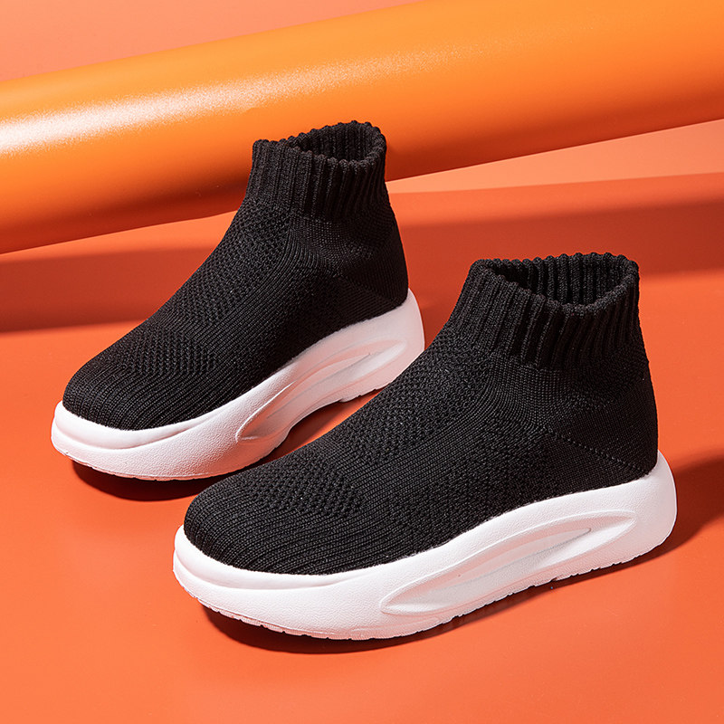 New arrival34 fly knit inner elastic socks shoes high-top  display picture 3
