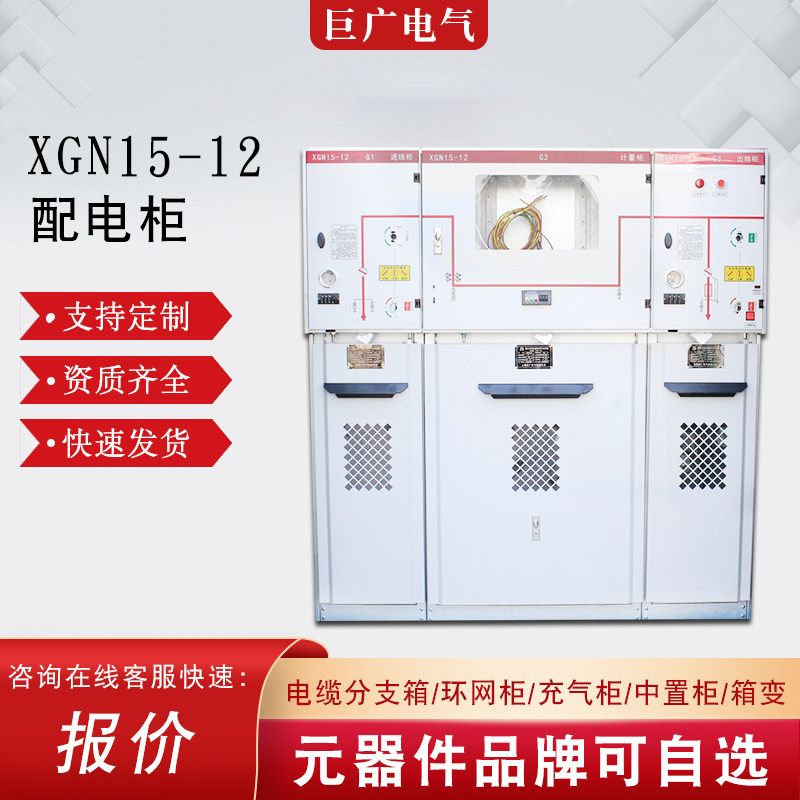 10KV Outdoor High Voltage Ring Network Cabinet HXGN15-12 630A One measurement load switch ring cabinet