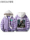 Delta game peripheral claw graffiti Mai Xiaowen two-dimensional down cotton clothes casual jackets for men and women
