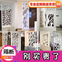  PVC carved board hollow screen partition living room decoration aisle through flower grid ceiling simple modern background wall