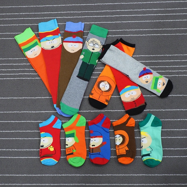 South Park Socks for Men, Women, Couples, Teenagers, Mid-Calf Socks, No-Show Socks