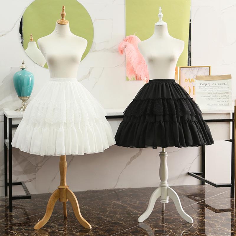 Skirt support lolita tower 55cm comedic short children marry gorgeous dress fish bone support