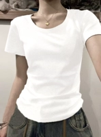 Белый [Внутренняя одежда_нижняя рубашка_западный стиль_уменьшение возраста_уменьшение возраста топ западный стиль снижение возраста/]