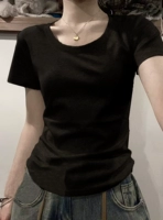 Черный базовый сексуальный корсет, в обтяжку