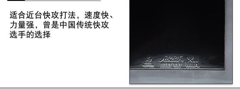 спорт 银河火星2乒乓球反胶套胶乒乓球拍胶皮涩性弧圈型9024 Galaxy