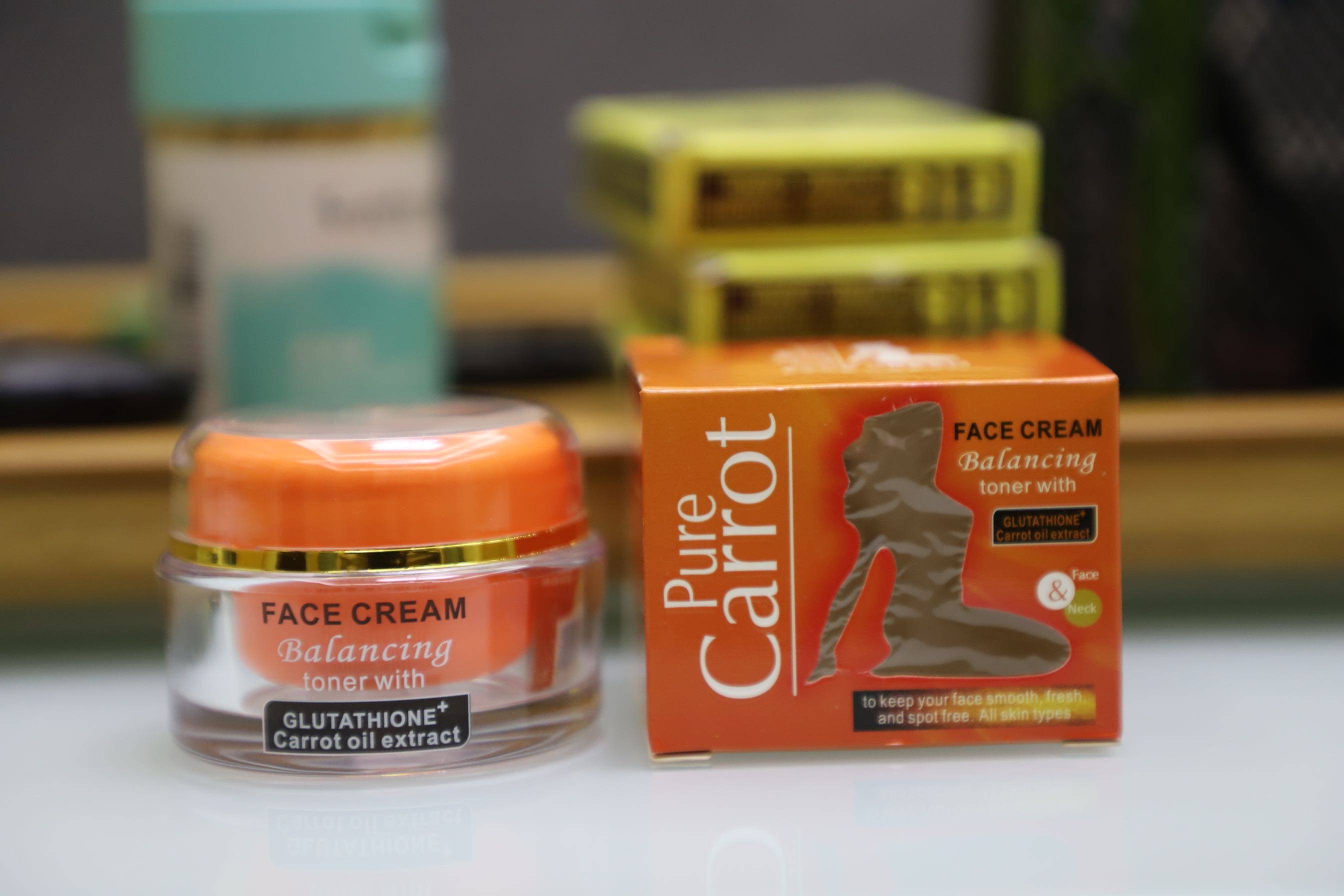 Free Delivery Pure Carrot FACE CREAM Balancing toner Glutathione