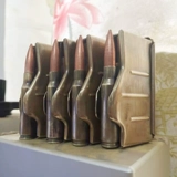 Медная пуля, магазин, мужская надувная электронная ветрозащитная ретро зажигалка ручной работы