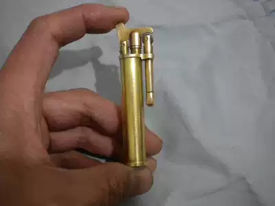 Old-fashioned pure copper cotton oil lighter copper trench lighter gasoline lighter brass retro kerosene lighter