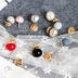 Hàn Quốc phổ quát stud stud khóa chống ánh sáng cổ áo buttonigan khăn choàng kim kim DIY khăn quàng cổ pin pin trâm cài pin nữ