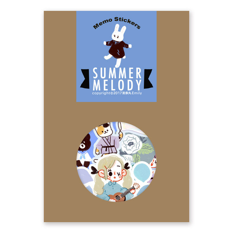 Clockwork Maru Original-(Summer Melody) can write stickers
