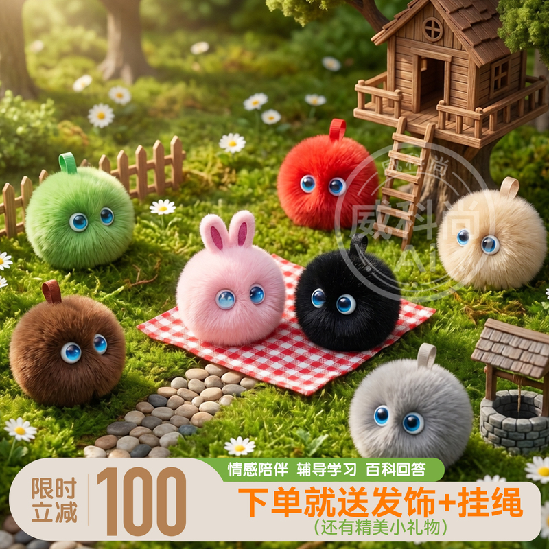 Fuzai Ai Robot Ai Intelligent Robot Toy Children's Birthday Gift Learning Bean Bag Electronic Pet Doll
