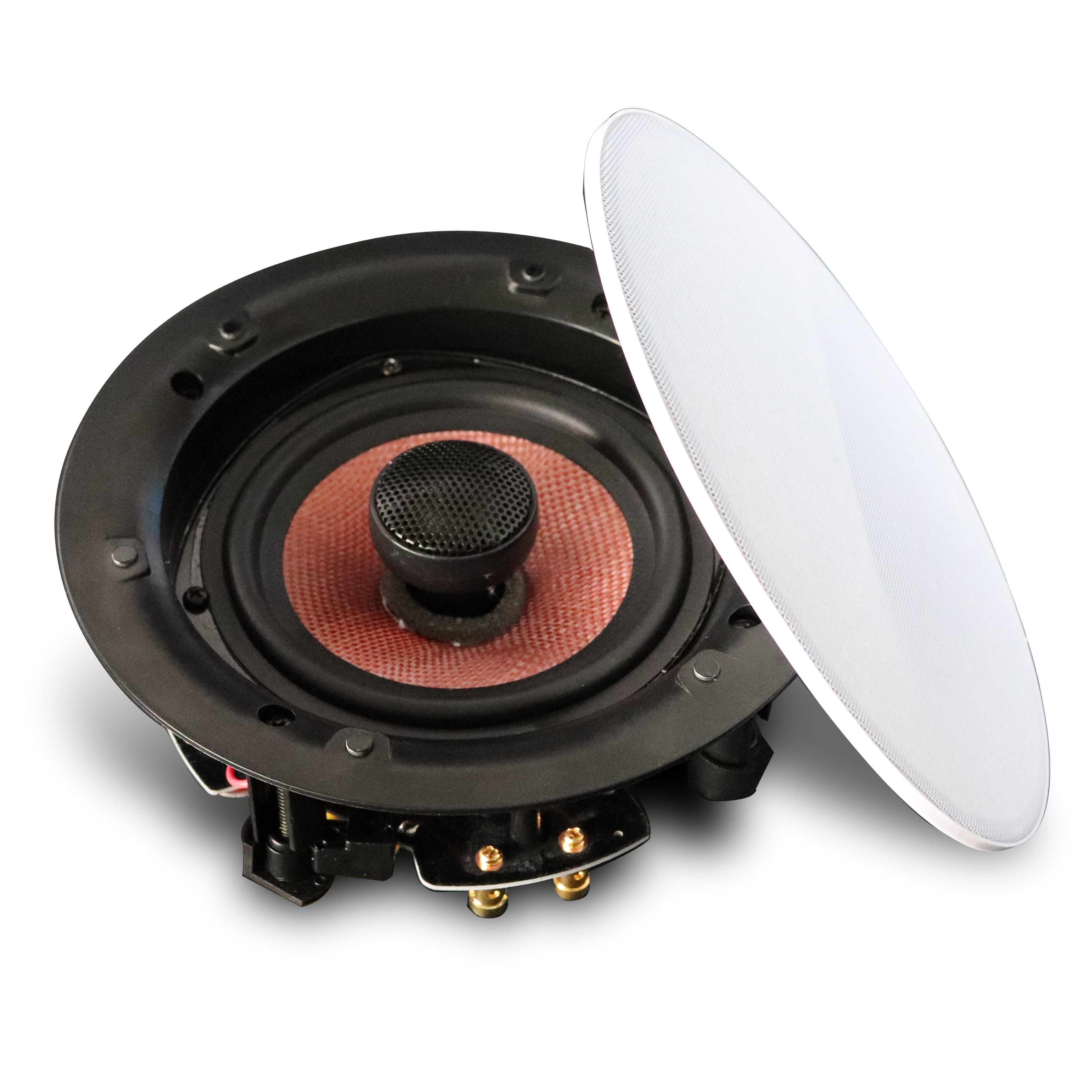 6-inch coaxial fixed-resistance speaker intelligent background music surround three-dimensional ceiling, shop restaurant high-end ceiling 25 watts