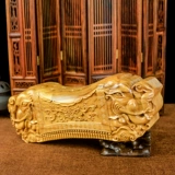 Подушка персикового дерева защищает шейную подушку позвоночника, чтобы помочь спать и ремонтировать шейный позвоночник Специальная домохозяйство с твердым древесином для взрослых одиночных подушек