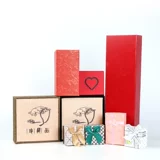 Красный набор, кольцо в форме сердца, браслет, высококлассная подарочная коробка, подарок на день рождения, простой и элегантный дизайн