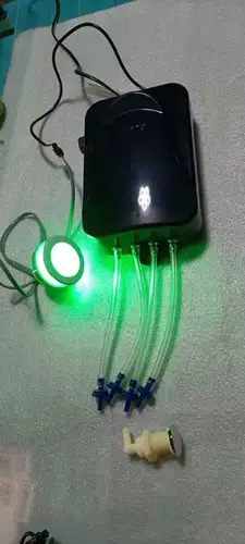 Средство для принятия ванны для младенца для плавания, воздушный насос с подсветкой, переключатель для матери и ребенка, машина для пузырьков