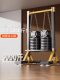 Floor-Standing Single Bar Indoor Pull-Up Bar for Adults, Home Use, No-Drill Installation, Fitness Training Equipment, Children's Hanging Bar