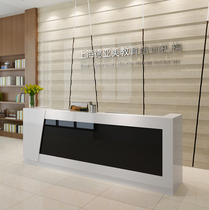 Simple reception desk Paint training center Educational institution training course Bar table Cashier Welcome desk