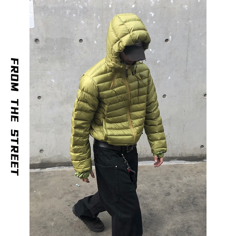 From the Street Lightweight 90 White Duck down Hooded Jacket for Men and Women From the Street Lightweight 90 White Duck down Hooded Jacket for Men and Women