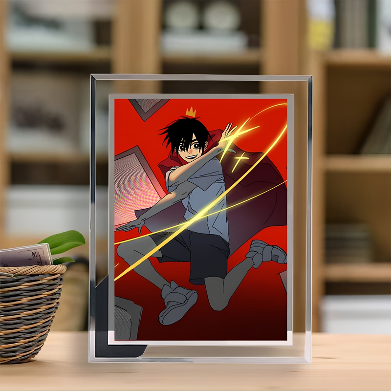 Memory Administration Protagonist Aura Chinese Comic Merchandise Crystal Glass Photo Frame Two-Dimensional Student Version Desktop Ornament Memory Administration Protagonist Aura Chinese Comic Merchandise Crystal Glass Photo Frame Two-Dimensional Student Version Desktop Ornament