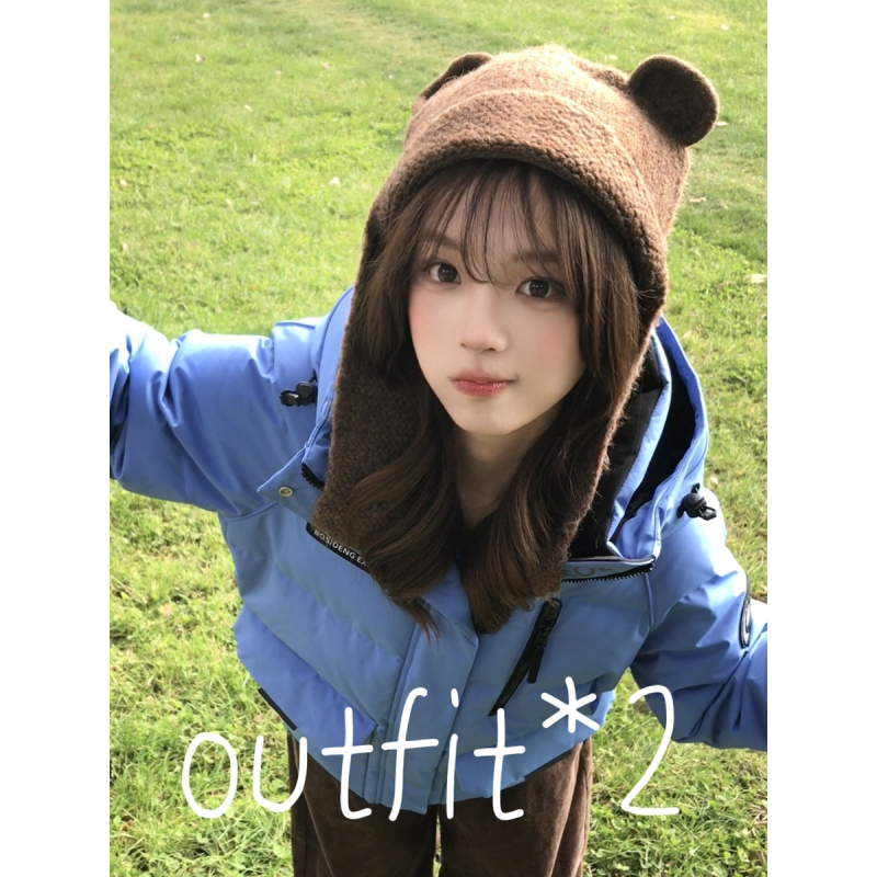 Bosideng's 25Th Winter New Collection Women's Hooded Short down Jacket, Thickened with Goose down for Warmth, Outdoor Extreme Cold Series