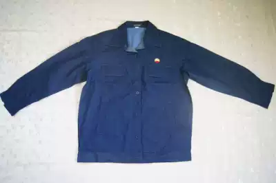 PetroChina anti-static denim overalls oilfield gas station pure cotton thin spring summer suit Yihe