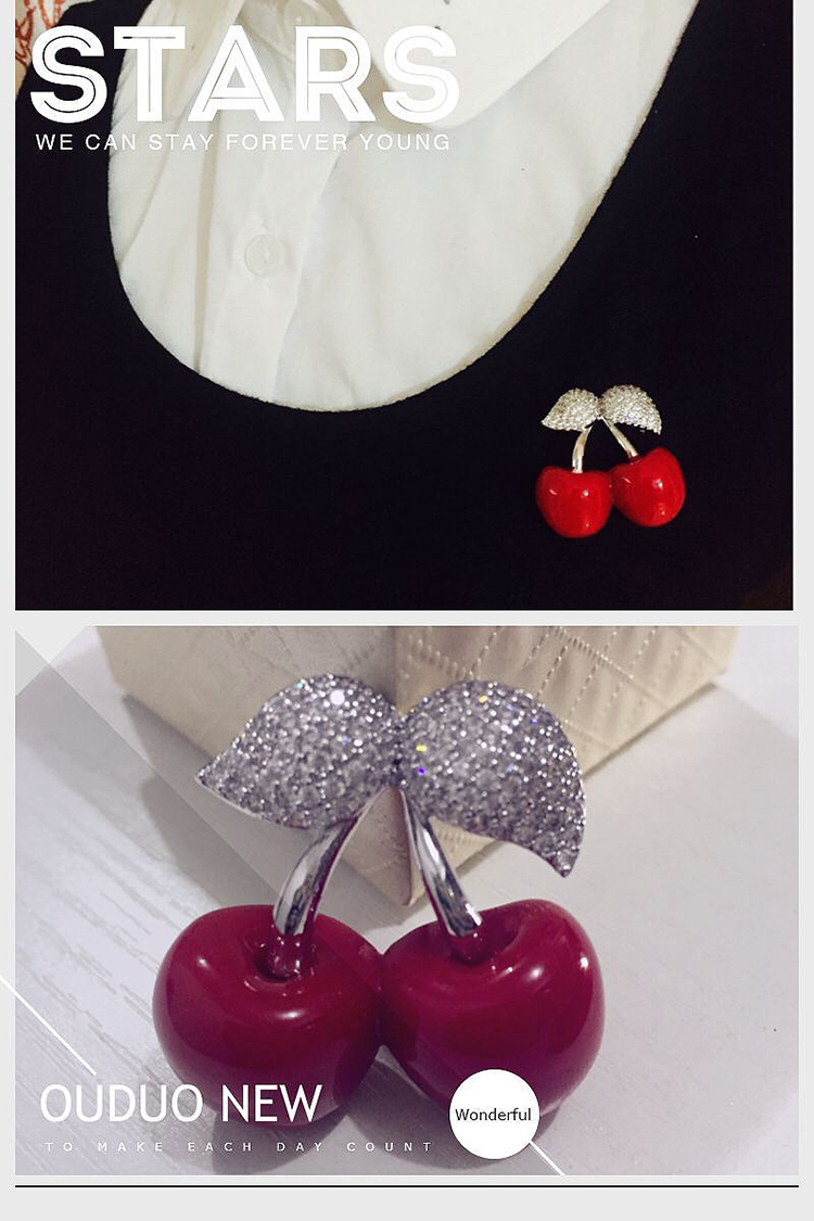 Broche Lovers en Zircon diamant - Ref 1174810 Image 8