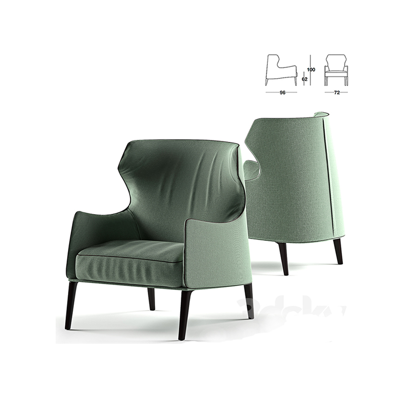 Postmodern light and luxurious single sofa chair-like plate room hotel-like room Dining Room Casual Reception Boutique Sofa Furniture