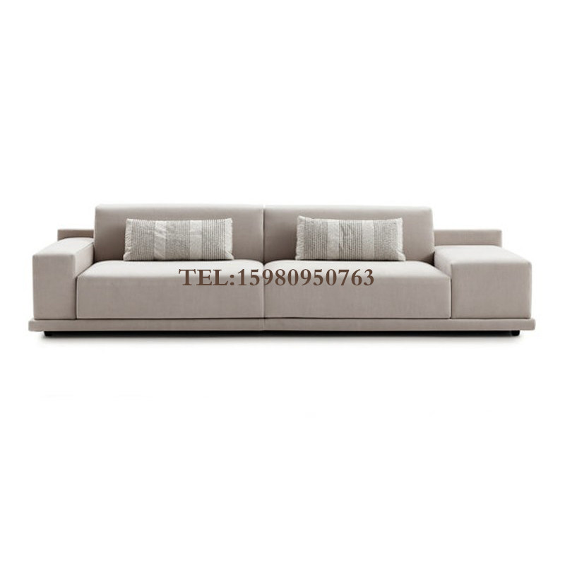 Italian light luxury technology cloth American modern villa living room model room size household type three person reception sofa combination