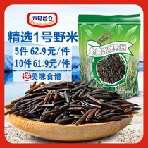 North America No 1 Glacier Lake Wild Missubierre Canadian black wild rice pine needle rice 454g Farm-produced