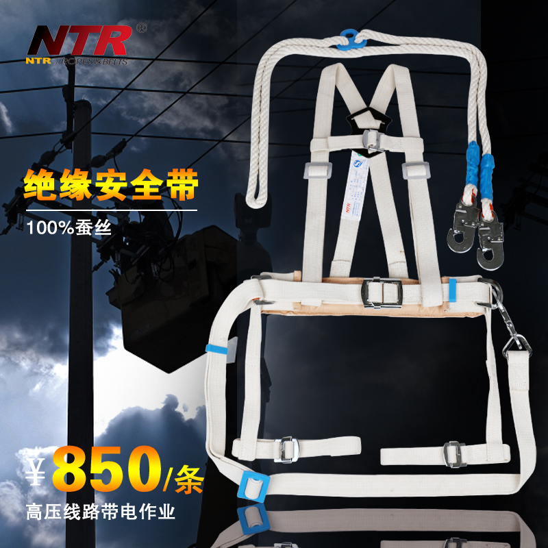 NTR Nettle Electrician Double Back Silk Webbing Insulation Double Safety Belt