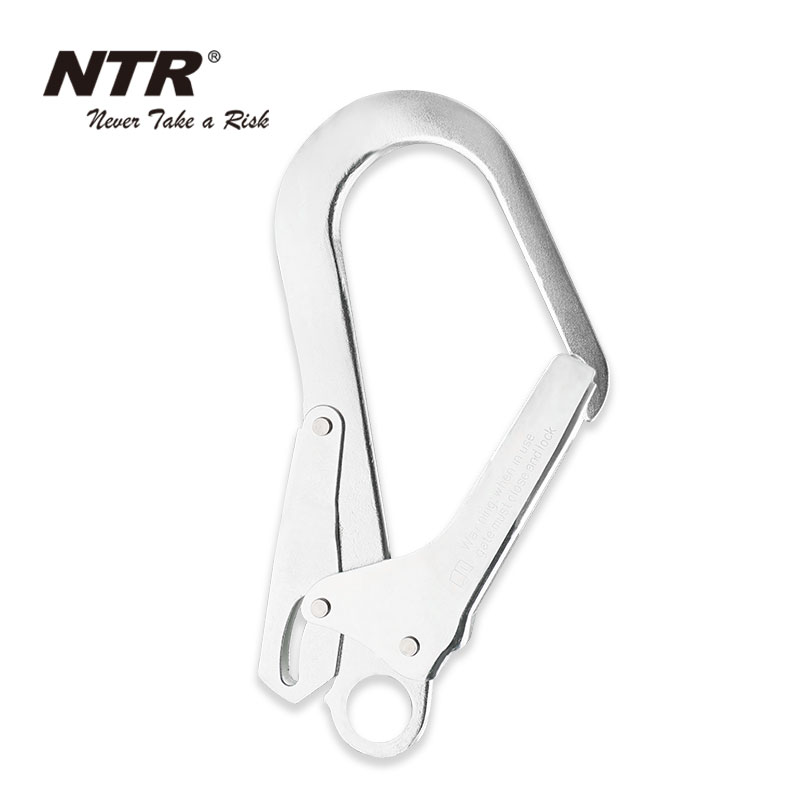 Gold Rush Coin NTR Resistant Forged Large Hook Safety Hook Mountaineering Buckle Quick Hung CE Certified Large Hook 25KN-Taobao