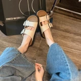 Тапочки, модная обувь, подходит с юбкой на платформе, сандалии, изысканный стиль