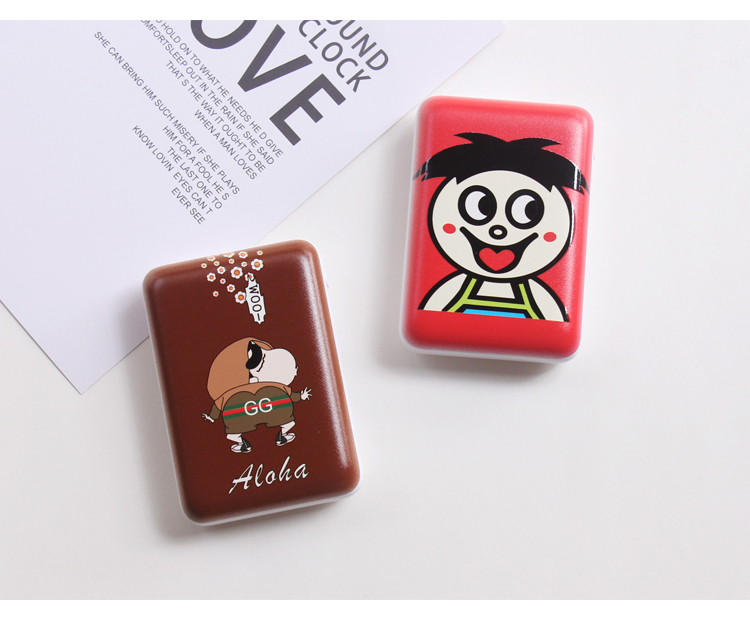 Slim sạc phổ Po nhỏ 2USB phim hoạt hình dễ thương hàng loạt 10.000 mA nhỏ điện thoại di động cầm tay - Ngân hàng điện thoại di động pin sạc dự phòng 20000mah