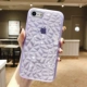IPhone6/6s (4,7 дюйма) [прозрачный фиолетовый] с ромбовидным узором
