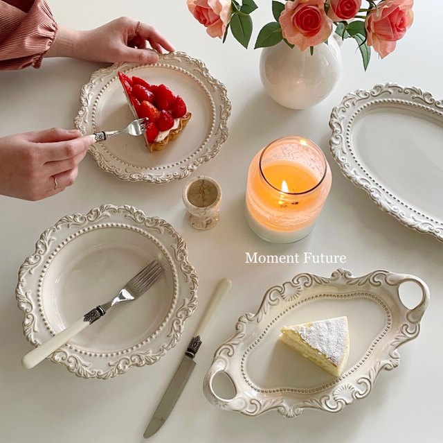 French retro tableware soup plate MomentFuture