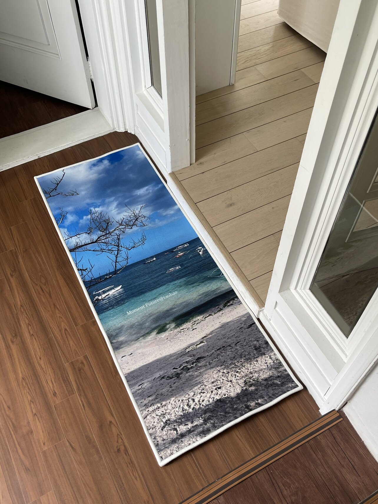 Moment Future original summer seaside carpet bed front mat entry sofa coffee table washable niche