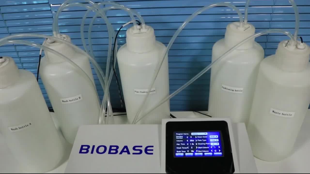 Biobase Elisa Microplate Washer 96well Elisa Microplate Reader Device
