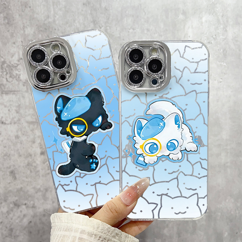 Detective Academy Pu Yixing Support Phone Case Suitable for Iphone17/12Pro Apple 15/14/11/16Promax Cartoon Feather Case 13Promax/X/Xsmax