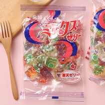 Japanese Food Golden City fruit assorted jelly jelly Fruit flavor Fudge Net Red casual snack candy 215g