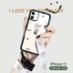 IPhone11 [Happy Mouse ◎ Прозрачный стеклянный чехол] поставляется с закаленной пленкой и ремешком.