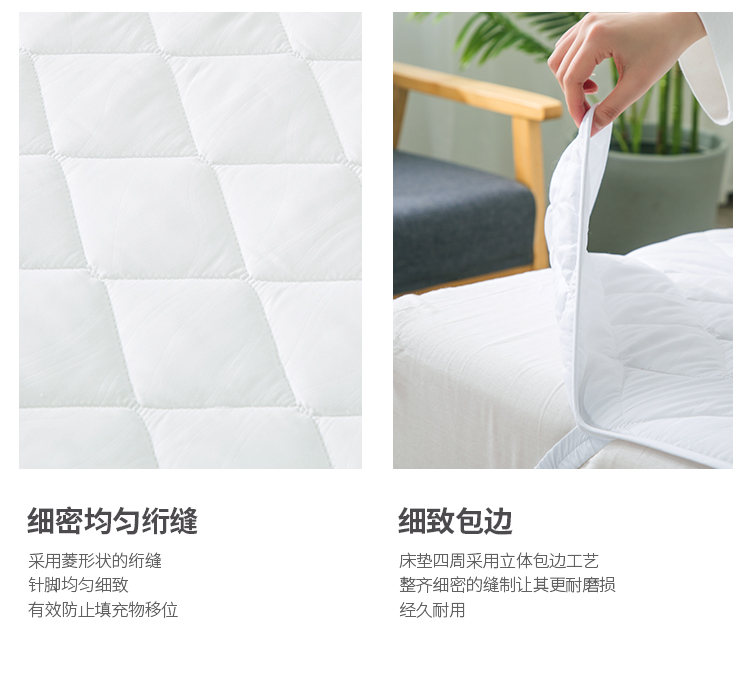 Ký túc xá Meng Jie dày nệm mút trải giường đơn học sinh nhíp 1,2 m 1,5 m đôi hộ gia đình bảo vệ - Nệm đệm xốp