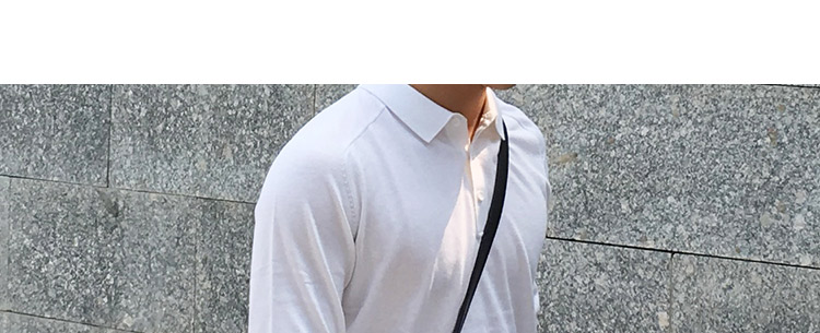 Áo thun dệt kim nam tay dài mùa xuân và mùa hè Cotton Áo sơ mi cộc tay ao polo