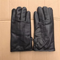 Good goods old five fingers skin gloves fur fur cell motorcycle outdoor cold protection warm
