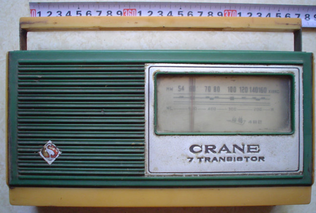 White crane 4B2 transistor radio semiconductor radio accessories nostalgic collection display props