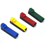 Push -plull сигаретер ручной пластиковую одиночную трубку с 8 -миллиметровыми воздушными сигаретными трубами для загрузки сигарет -сигарет ручной работы Бога