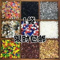 Colored Stone Potted Colorful Meat Plants Pavement Potted Decorative Small Stones Flowers Flowers Fish Tank Rain Flower Stone