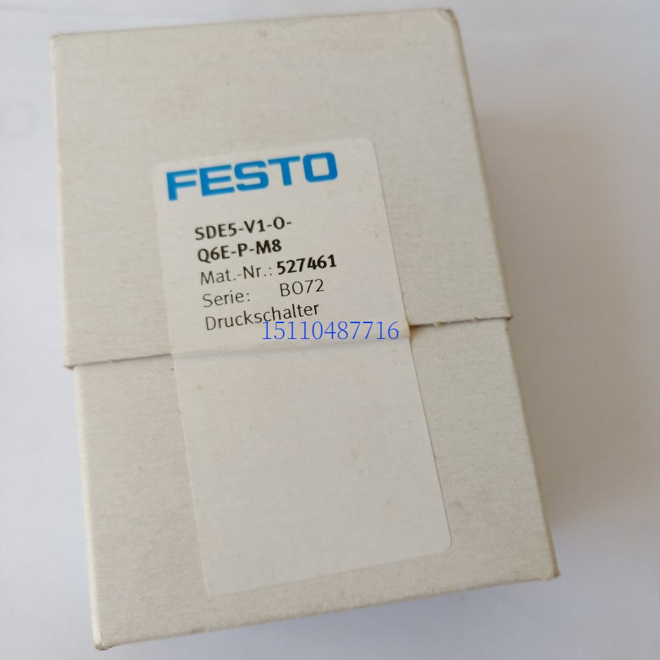 FESTO SDE5-V1-O-Q6E-P-M8 527461 PRESSURE SENSOR IN STOCK